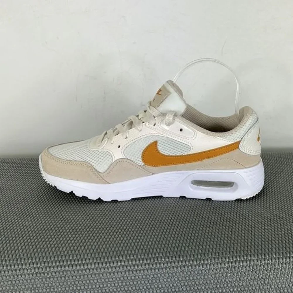 NEW Nike mustard yellow white air max SC minimalist athletic shoes various sizes_5